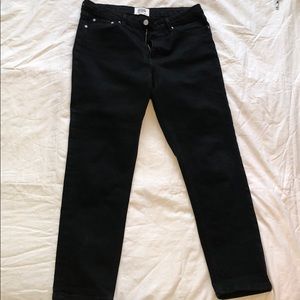 Zara straight black jeans